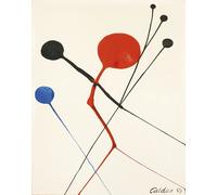Poster Calder Abstract Wall Art Bold linea organica - 12X16/16X20/18X24/24X36