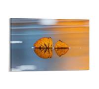 Poster che riflette sulla mentalità delle foglie cadute, poster artistico, su tela, decorazione da parete moderna per la casa, camera da letto, soggiorno, camera da letto, dormitorio, bar, bagno