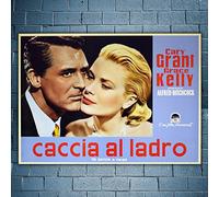 Poster Cinema Caccia al Ladro - Formato: 70X100 CM - Alfred Hitchcock