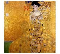 Poster classici di Gustav Klimt, la più famosa opera d'arte murale del mondo, Gustav Klimt, dipinto su tela e stampe, quadro moderno per la decorazione della casa, 50x50cmx1, senza cornice.