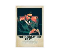 Poster classico del film "Il padrino", parte II, 9 poster su tela, decorazione artistica da parete per soggiorno e camera da letto, 60 x 90 cm