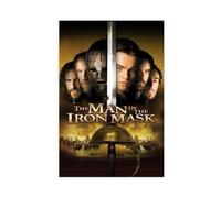 Poster classico del film The Man in the Iron Mask del 1998, decorazione artistica da parete per soggiorno, camera da letto, senza cornice, stile 20 x 30 cm