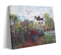 Poster classico di Claude Monet, pittore capolavoro, poster classico con Monet Garden at Argenteuil, stampa artistica da parete, decorazione moderna, 60 x 90 cm