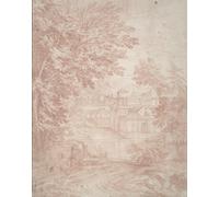 Poster classico in gesso rosso - arte architettonica da parete -...