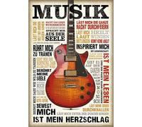 Poster Close Up Musik ist Leidenschaft Music is a passion (61 cm x 91,5 cm)