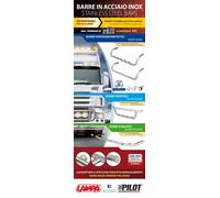 Poster cm 58x160, Barre in acciaio inox