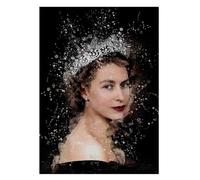 Poster commemorativo della regina Elisabetta II, ritratto, arte murale, pittura su tela e stampe della regina Elisabetta II, arredamento nordico per la casa, 40x60 cm, senza cornice