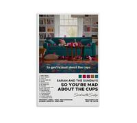 Poster con album "So You're Mad About The Cup" di Sarah and The Sundays, decorazione artistica da parete in stile vintage, per soggiorno e camera da letto, 40 x 60 cm, senza cornice