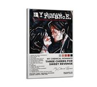 Poster con album "Three Cheers For Sweet Revenge by My Chemical Romance", decorazione artistica da parete, stile vintage, per soggiorno e camera da letto, 30 x 45 cm, con cornice