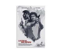 Poster con arma letale, film d'azione classico amico poliziotto con avventure esplosive che combattono il crimine (11), stampa su tela, poster artistico da parete, decorazione moderna per la casa, 40