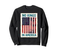 Poster con Bandiera No Kings in America Felpa