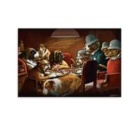 Poster con Cassius Marcellus Coolidge Pinched with Four Aces - Poker, Illegal Gambling Poster Cool Artworks Painting Wall Art Print Wall Art Canvas Hanging Picture Home Decors Idea Regalo Senza