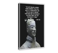 Poster con citazioni motivazionali di Sun Tzu, 5 poster su tela, decorazione artistica da parete per soggiorno e camera da letto, 40 x 60 cm