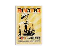 Poster con copertina dell'album di Frank Sinatra, poster con copertina musicale, poster pop hip hop, cantante rap, star, poster estetico da parete su tela per ragazze e ragazzi, decorazione per