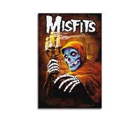 Poster con copertina dell'album "Misfits American Psycho", poster con copertina e autografo, poster con copertina musicale, pop hip hop, cantante rap, star, poster estetico da parete su tela per