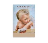 Poster con copertina dell'album Van Halen Diver Down, poster con copertina dell'album, poster con copertina musicale, pop hip hop, cantante rap, star, poster estetico da parete su tela per ragazze e