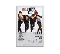Poster con copertina di album musicali Big Time Rush BTR con copertina di album, poster con stampa artistica su tela, per camera da letto e camera da letto, per adolescenti e ragazze, 30 x 45 cm,