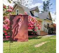 Poster con divinità della mitologia greca, stile A, bandiera da giardino bifacciale, decorazione per esterni da 28x40 pollici