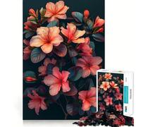 Poster con fiori, puzzle da 1000 pezzi per ragazzi, gioco di logica, gioco di gruppo, taglio di precisione, regalo premuroso (38x52cm)