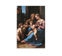 Poster con la Madonna del Divino Amore Raffaello, Opere artistiche da parete su tela, 20,3 x 30,5 cm (20 x 3 cm)