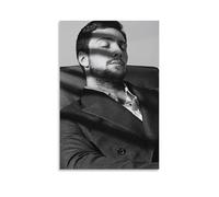 Poster con l'attore Aaron Taylor-Johnson, opera d'arte alla moda, da appendere alla parete