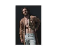 Poster con l'attore Aaron Taylor-Johnson, opera d'arte alla moda, da appendere alla parete