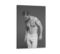 Poster con l'attore Aaron Taylor-Johnson, opera d'arte alla moda, da appendere alla parete