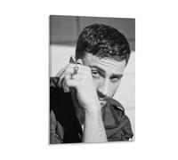 Poster con l'attore Aaron Taylor-Johnson, opera d'arte alla moda, da appendere alla parete