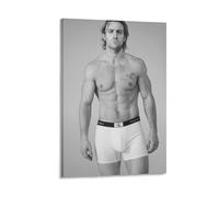 Poster con l'attore Aaron Taylor-Johnson, opera d'arte alla moda, da appendere alla parete