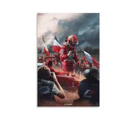 Poster con Michael-Schumacher 2, stampa artistica su tela, poster decorativo moderno per la casa, 40 x 60 cm
