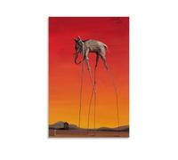 Poster con pittura a olio di Salvador Dalì per camera da letto, decorazione artistica da parete per soggiorno, moderna decorazione per la famiglia, artista, bagno, paesaggio, senza cornice, 50 x 75 cm