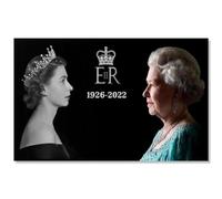 Poster con ritratto della regina Elisabetta II, arte moderna da parete, dipinto su tela e stampe della regina Elisabetta II, decorazione per la casa, 40x60 cm, senza cornice