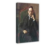 Poster con ritratto di Anton Cechov per camera da letto, decorazione artistica da parete, per ufficio, stanza, decorazione estetica, regalo, cornice 30 x 45 cm