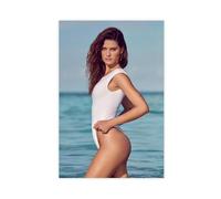 Poster con ritratto di Isabeli Fontana, motivo influente, arte esclusiva, 8 poster su tela, decorazione per camera da letto, ufficio, camera da letto, regalo, 40 x 60 cm