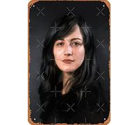 Poster con ritratto di Martha Argerich, targa vintage in metallo, 30,5 x 20,3 cm, decorazione da parete per casa, bar, uomo