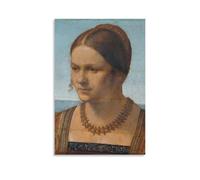 Poster con ritratto di una giovane donna veneziana, stampa artistica da parete, poster su tela, decorazione moderna per camera da letto, 20 x 30 cm