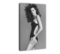 Poster con ritratto esclusivo di Isabeli Fontana, modello influente, 5 poster su tela, decorazione artistica da parete per soggiorno, camera da letto, decorazione, 40 x 60 cm