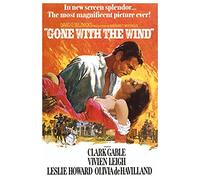 Poster con scritta "Go with the Wind Key Art" di Kino, XXL, poster con scritta in inglese "Vom Winde verweht", 61 x 91,5 cm
