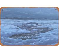 Poster con scritta "Your Name, Kimi No Na Wa", decorazione artistica da parete in metallo, stile retrò, 20,3 x 30,5 cm