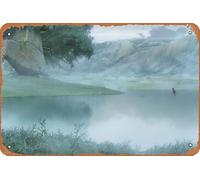 Poster con scritta "Your Name, Kimi No Na Wa", decorazione artistica da parete in metallo, stile retrò, 20,3 x 30,5 cm