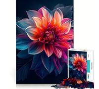 Poster con splendidi fiori, puzzle da 1000 pezzi per adulti, gioco di logica, ideale per momenti di condivisione, con bordo premium, regalo di alta qualità 50x75cm