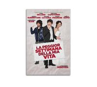 Poster con stampa alla moda di The Worst Week of My Life, decorazione artistica da parete in stile vintage, per soggiorno, camera da letto, 40 x 60 cm, senza cornice