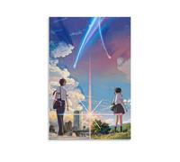 Poster con stampa artistica da parete a tema anime, motivo: Voci di una stella distante (2), decorazione per la casa, poster su tela, 40 x 60 cm