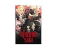 Poster con stampa artistica da parete a tema anime Vinland Saga1, decorazione artistica da parete vintage, su tela, per soggiorno, camera da letto, 30 x 45 cm, senza cornice
