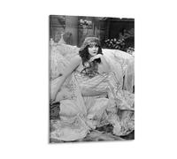 Poster con stampa artistica da parete con attore americano del film silenzioso Theda Bara, opera d'arte estetica per la stanza, 50 x 75 cm