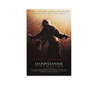 Poster con stampa artistica da parete con film The Shawshank Redemption e stampa artistica da parete moderna per camera da letto familiare, 60 x 90 cm