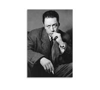 Poster con stampa artistica da parete del romanziere francese Albert Camus, decorazione per la famiglia, 40 x 60 cm