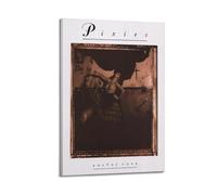 Poster con stampa artistica da parete di Pixies Surfer Rosa, stampa artistica da parete vintage, stampa artistica su tela, decorazione estetica per soggiorno, camera da letto, 50 x 75 cm, con cornice