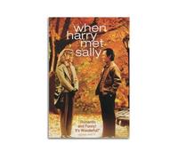 Poster con stampa artistica da parete per interni, motivo: When Harry Met Sally, decorazione per interni, per bar, ristorante, soggiorno, 40 x 60 cm, senza cornice