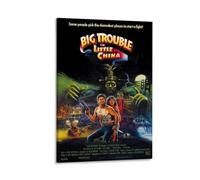 Poster con stampa artistica del film Big Trouble in Little China, decorazione da parete vintage, opera d'arte classica d'azione, commedia, ottimo regalo per gli amanti del cinema, decorazione unica